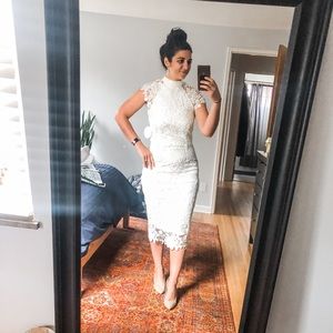 ASOS Lace White dress